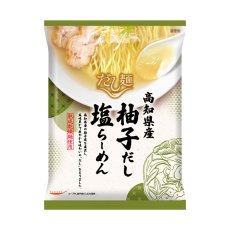 画像2: だし麺 高知県産 柚子だし塩らーめん 1食入 インスタントラーメン袋麺 国分 tabete 常温 (2)