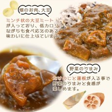 画像7: 食物繊維豊富 大豆ミートのキーマ風カレー 180ｇ たけのこ れんこん入りレトルトカレー (7)