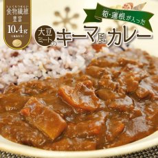 画像2: 食物繊維豊富 大豆ミートのキーマ風カレー 180ｇ たけのこ れんこん入りレトルトカレー (2)