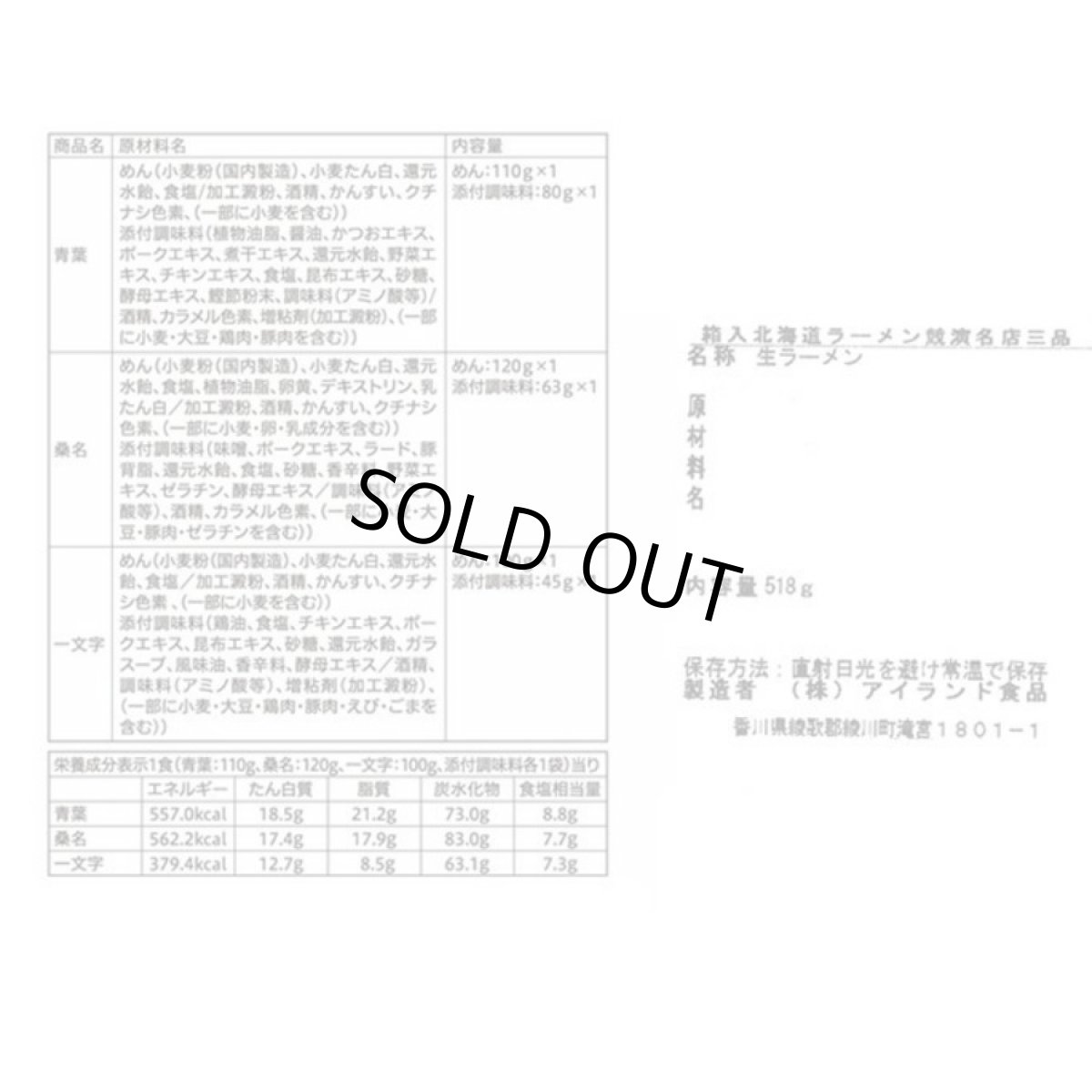 画像2: 北海道ラーメン 競演名店三品 3人前 青葉 桑名 一文字  ご当地ラーメン 常温保存 半生麺 (2)