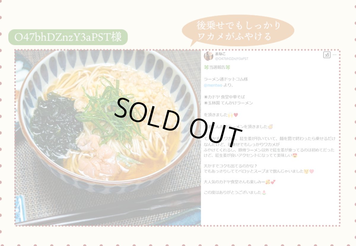 画像6: 【賞味期限2025年8月5日】玉林園 てんかけラーメン 3食入 具材付き 和歌山ラーメン 常温保存 半生麺【訳あり半額セール】 (6)