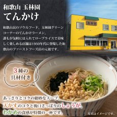 画像6: ご当地 ラーメン 有名店 3種9食詰め合わせセット　家系ラーメン吉村家、大阪ラーメン カドヤ食堂、和歌山ラーメン 玉林園てんかけ (6)