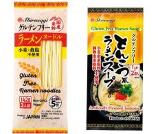画像1: 【グルテンフリー・ヴィーガン】グルテンフリーラーメン とんこつ風 各5食計10食セット | 小麦不使用・動物性不使用 | 東亜食品工業 (1)