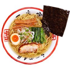 画像4: 函館ラーメン一文字 塩ラーメン２食入  ご当地ラーメン 常温保存 半生麺 (4)