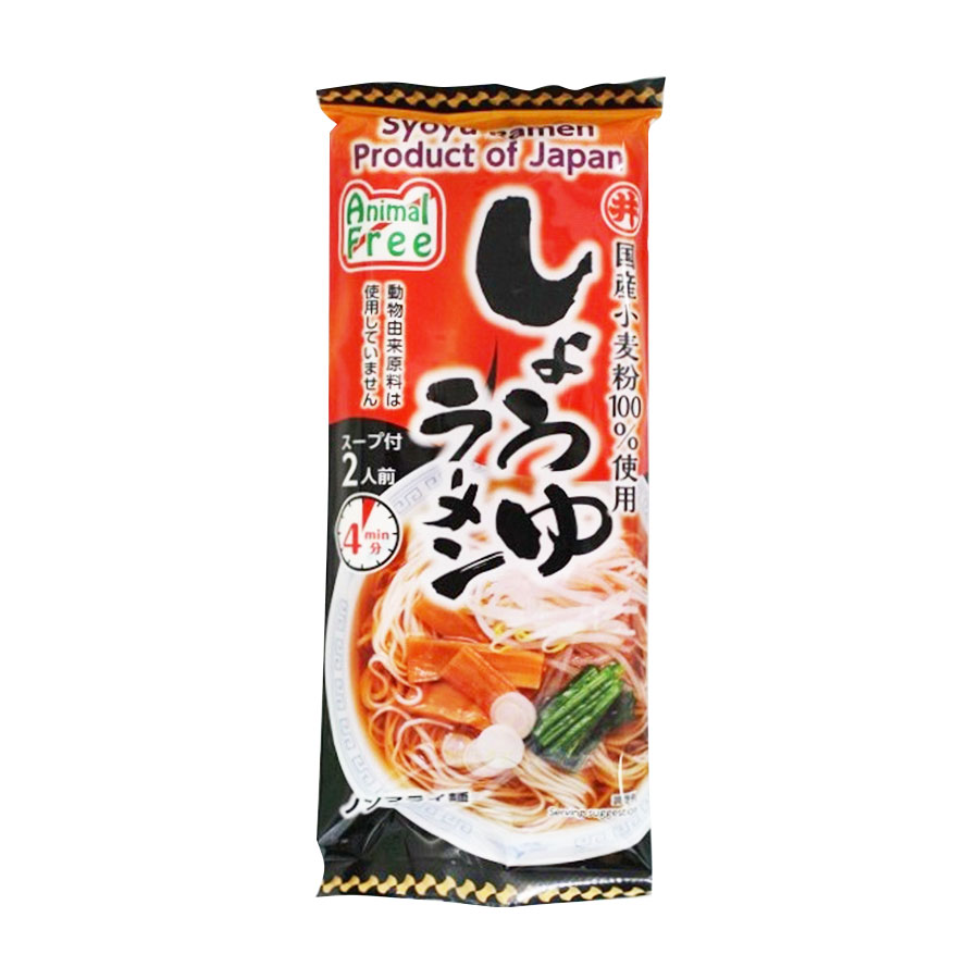 アニマルフリー　しょうゆ　袋麺　インスタントラーメン通販