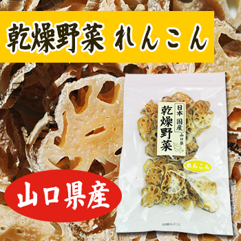 乾燥野菜 国産 山口県産 れんこん 60ｇ