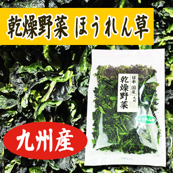 乾燥野菜 国産 九州産 ほうれん草 95ｇ