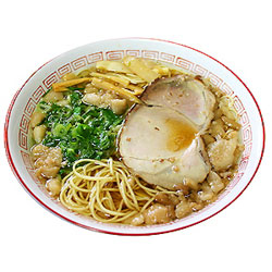 画像3: 尾道ラーメン東珍康２食箱入 醤油ラーメン ストレート平麺  ご当地ラーメン 常温保存 半生麺 (3)